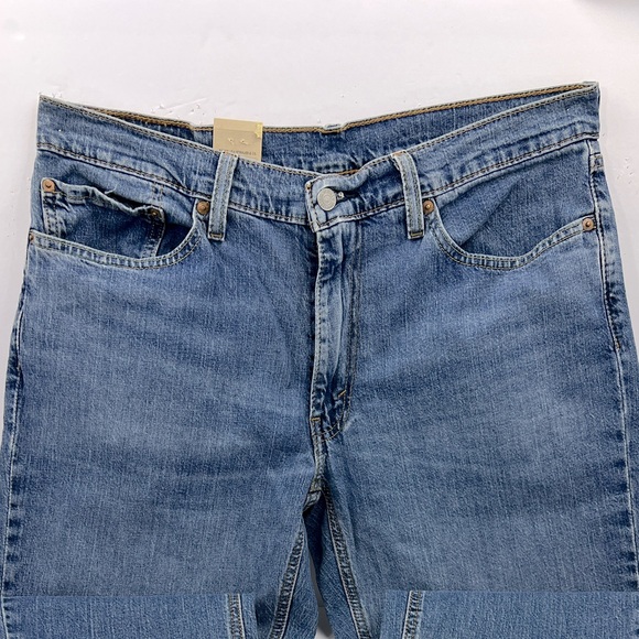 LEVI'S 541 ORIGINAL JEANS 34X34,REGULAR STRAIGHT FIT,PRE WASHED LOOK, ZIPPER FLY - Picture 3 of 13